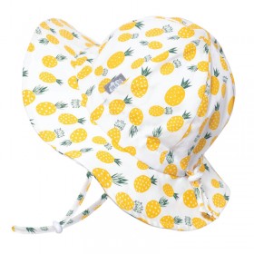 Cotton Floppy Hat | Yellow Pineapple