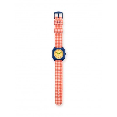 Mini Kyomo x TinyCottons Watch - Vichy Red